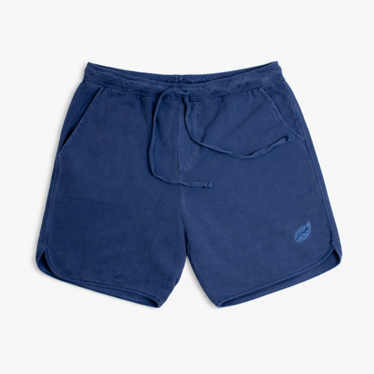 BERMUDA MOLETOM AZUL