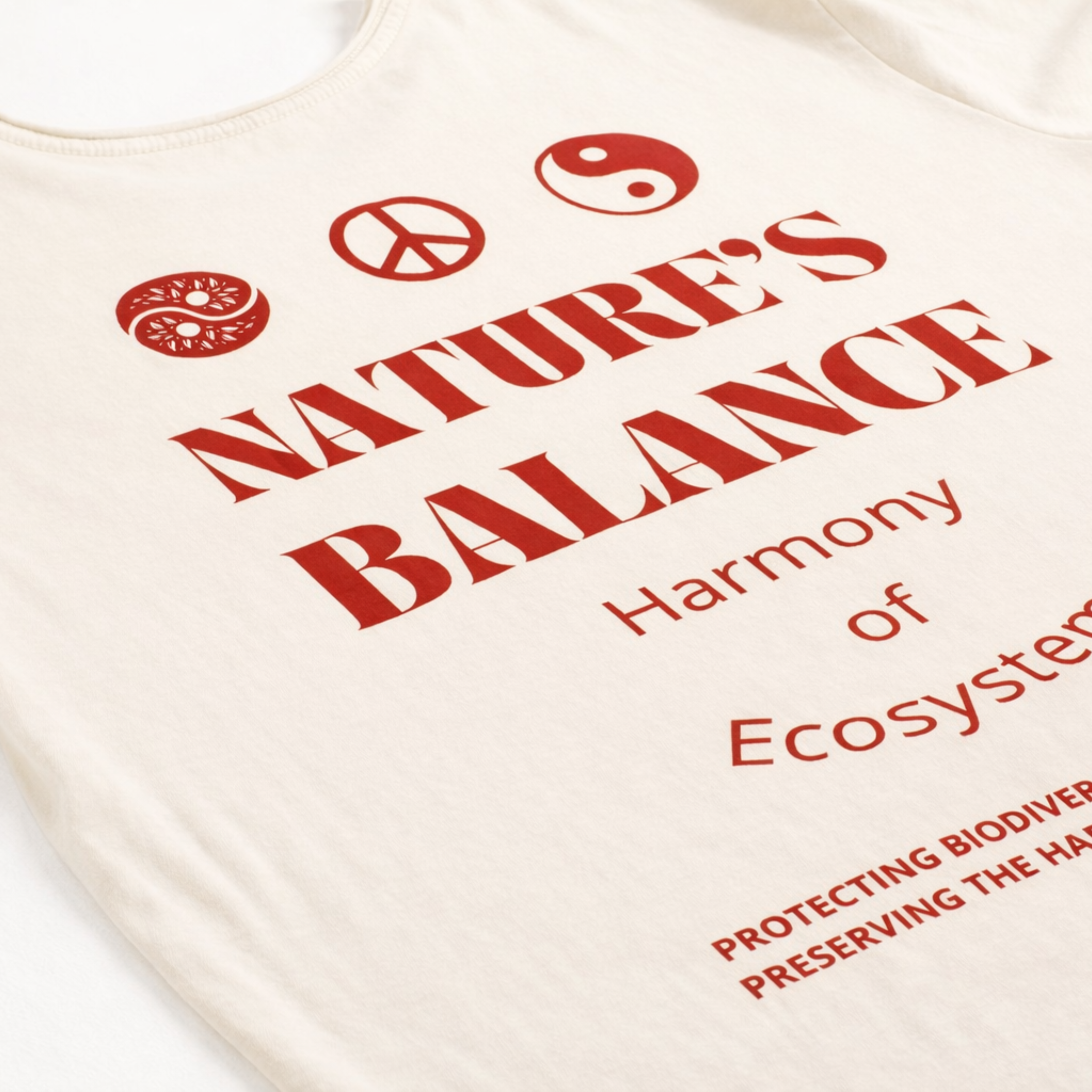 Camiseta Nature's Balance Areia