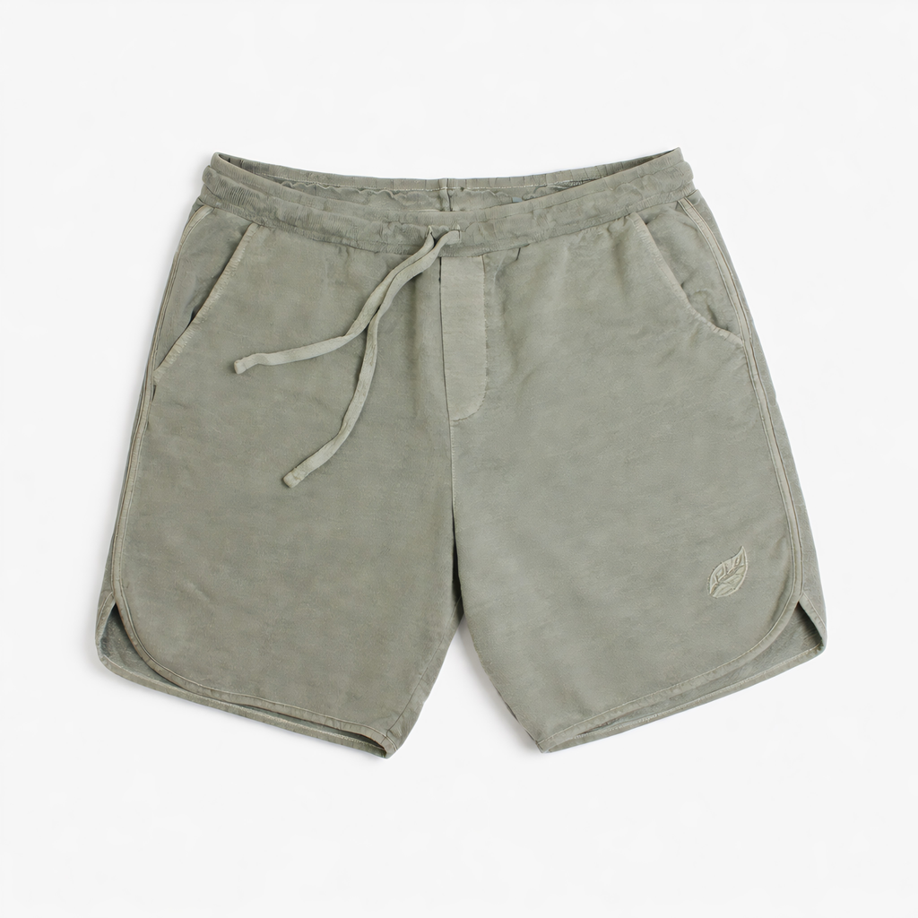 Bermuda Moletom Verde Militar