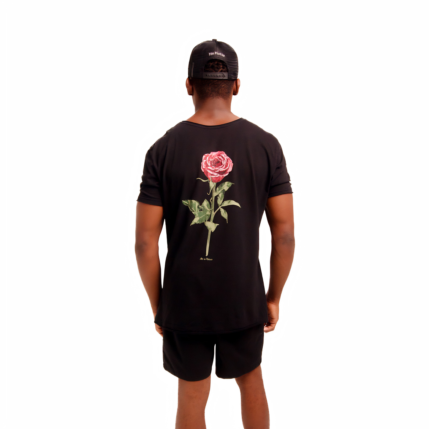 Camiseta Rosa Preta
