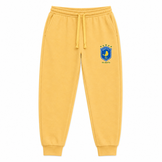 Calça Moletom Canarinho Amarela