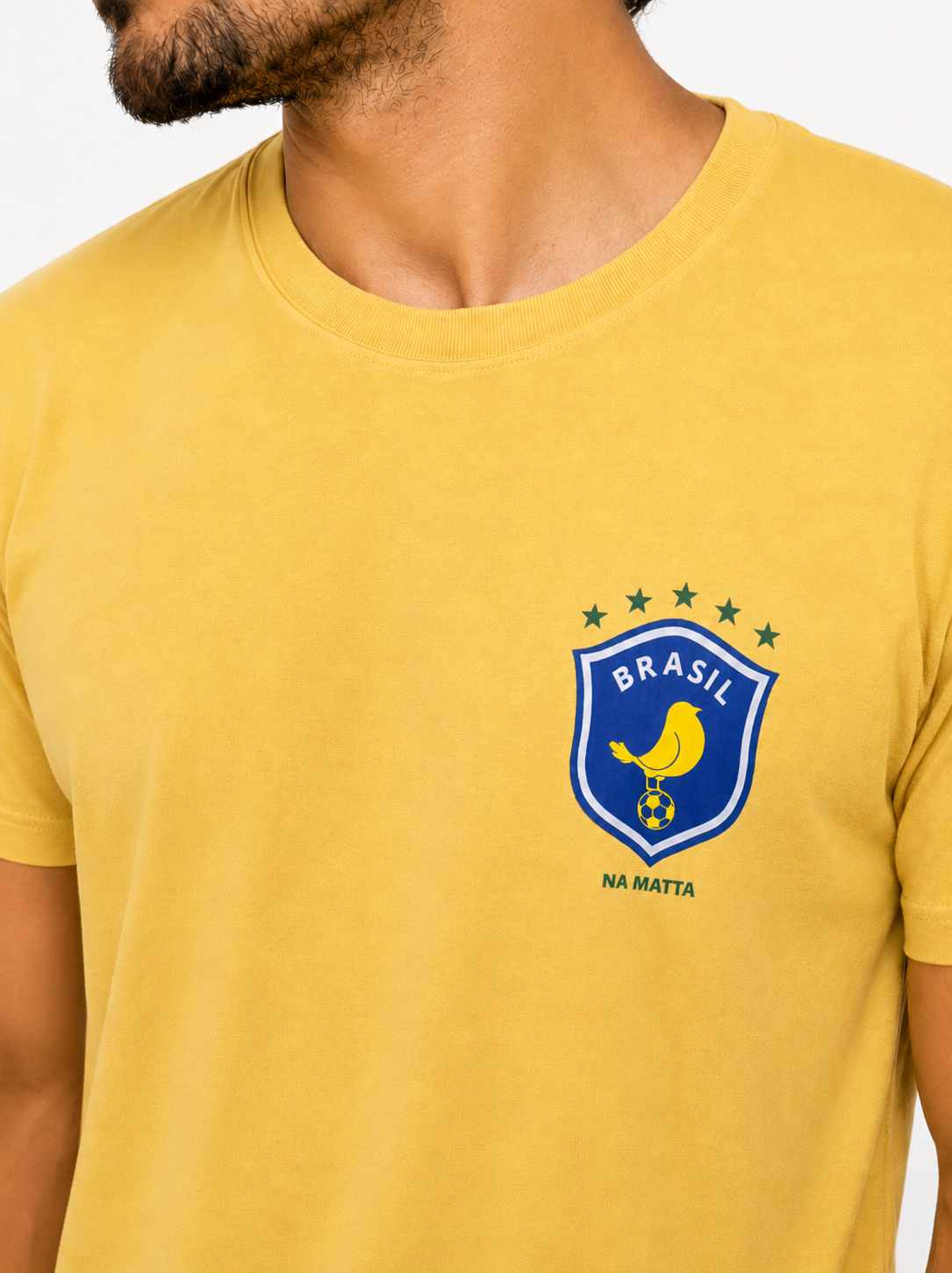 Camiseta Canarinho Amarela