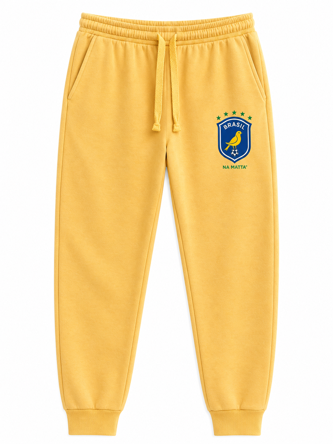 Calça Moletom Canarinho Amarela