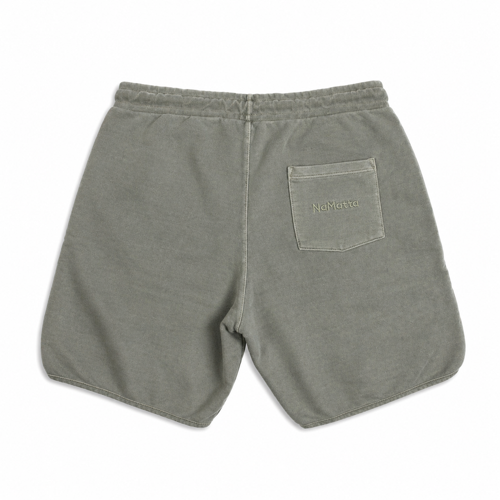 Bermuda Moletom Verde Militar