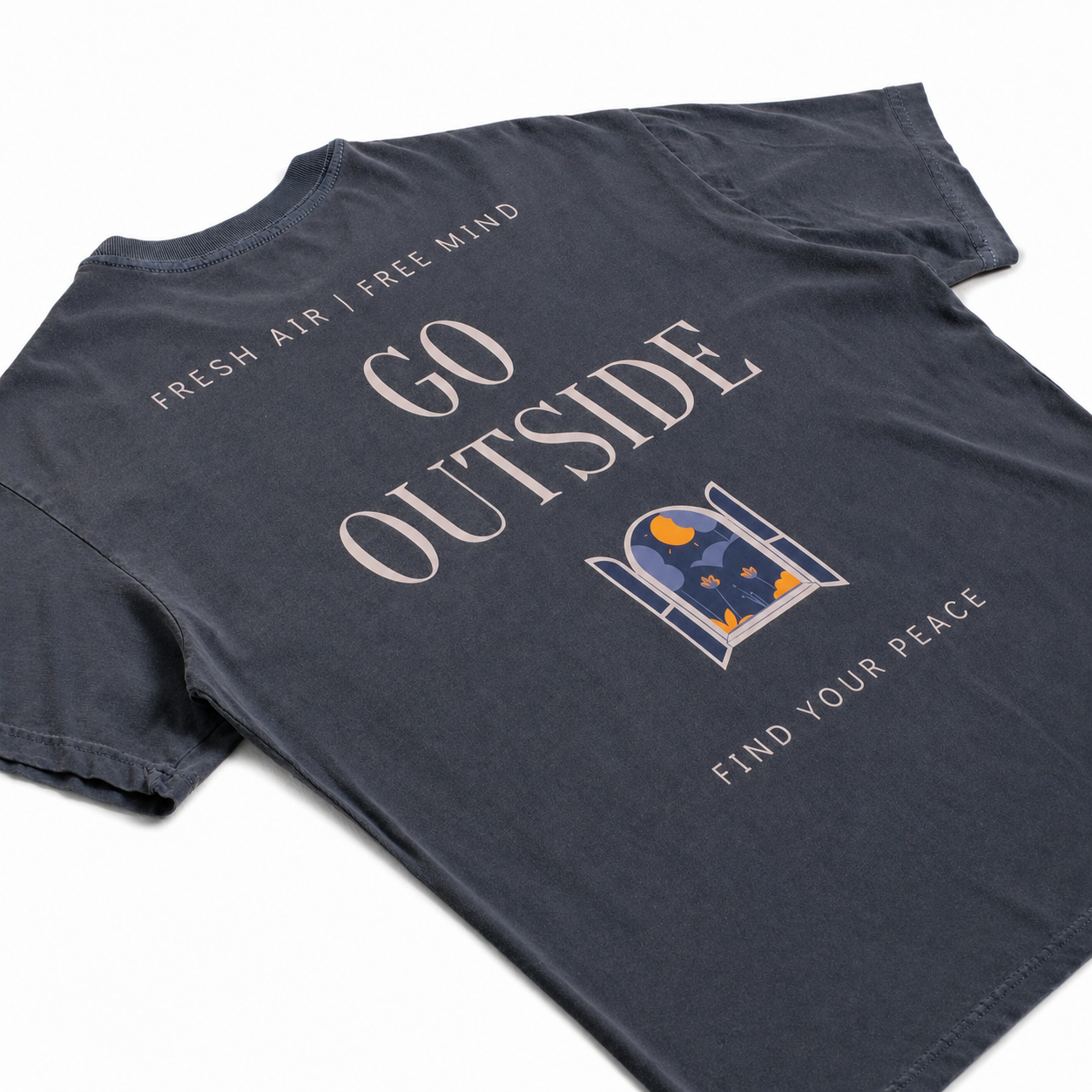 Camiseta Oversized Go Outside