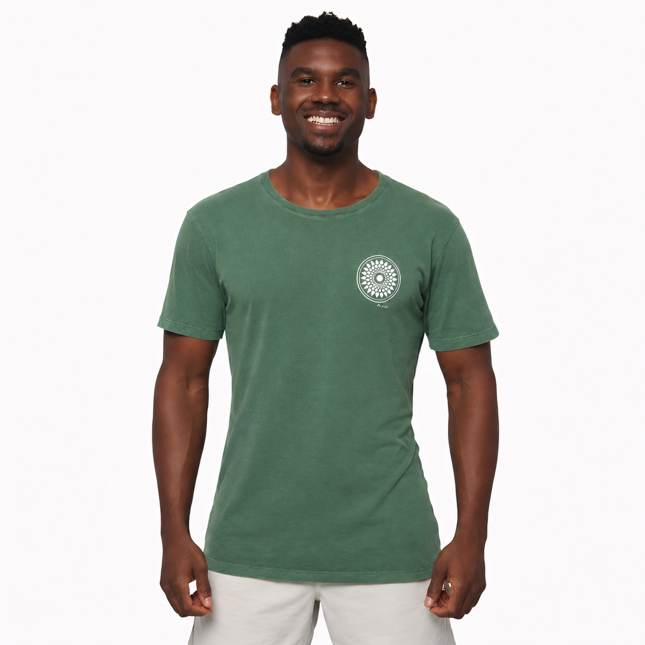 Camiseta Mandala Verde