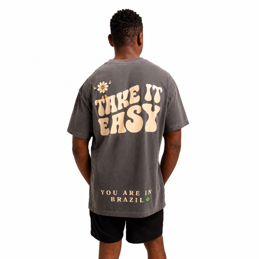 Camiseta Oversized Take It Easy