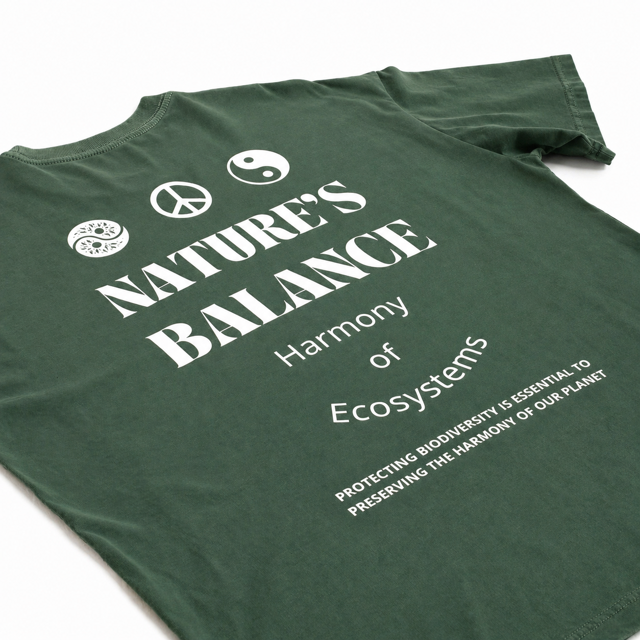 Camiseta Oversized Nature's Balance Verde