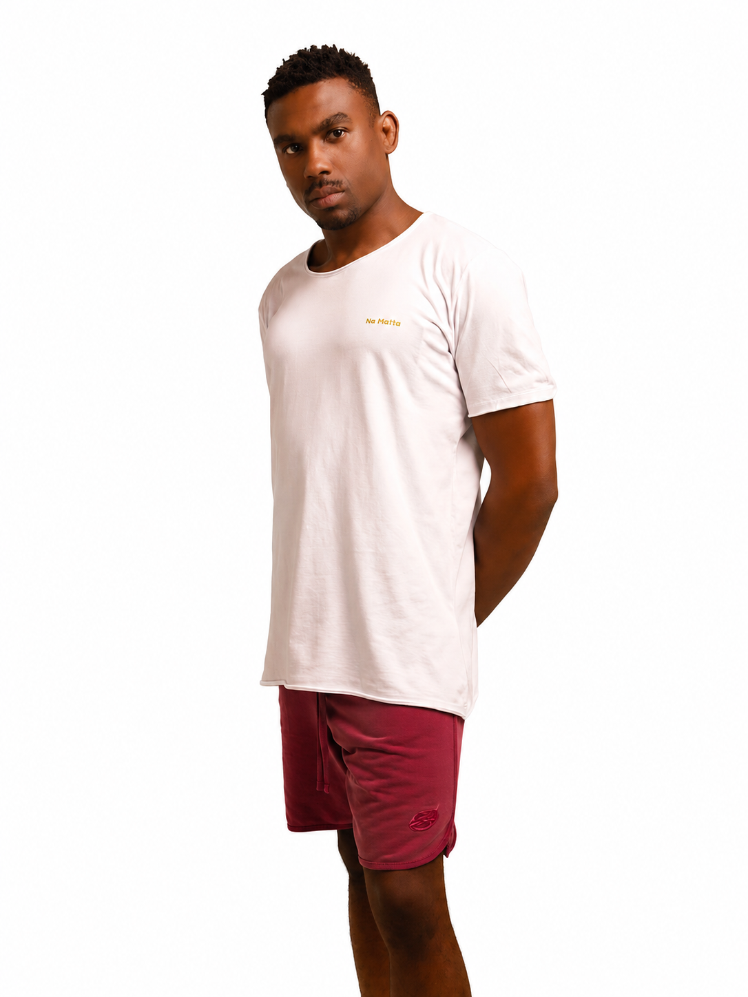 Camiseta Rosa Branca