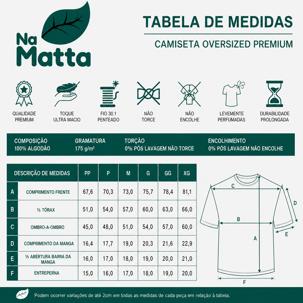 Camiseta Oversized Go Outside