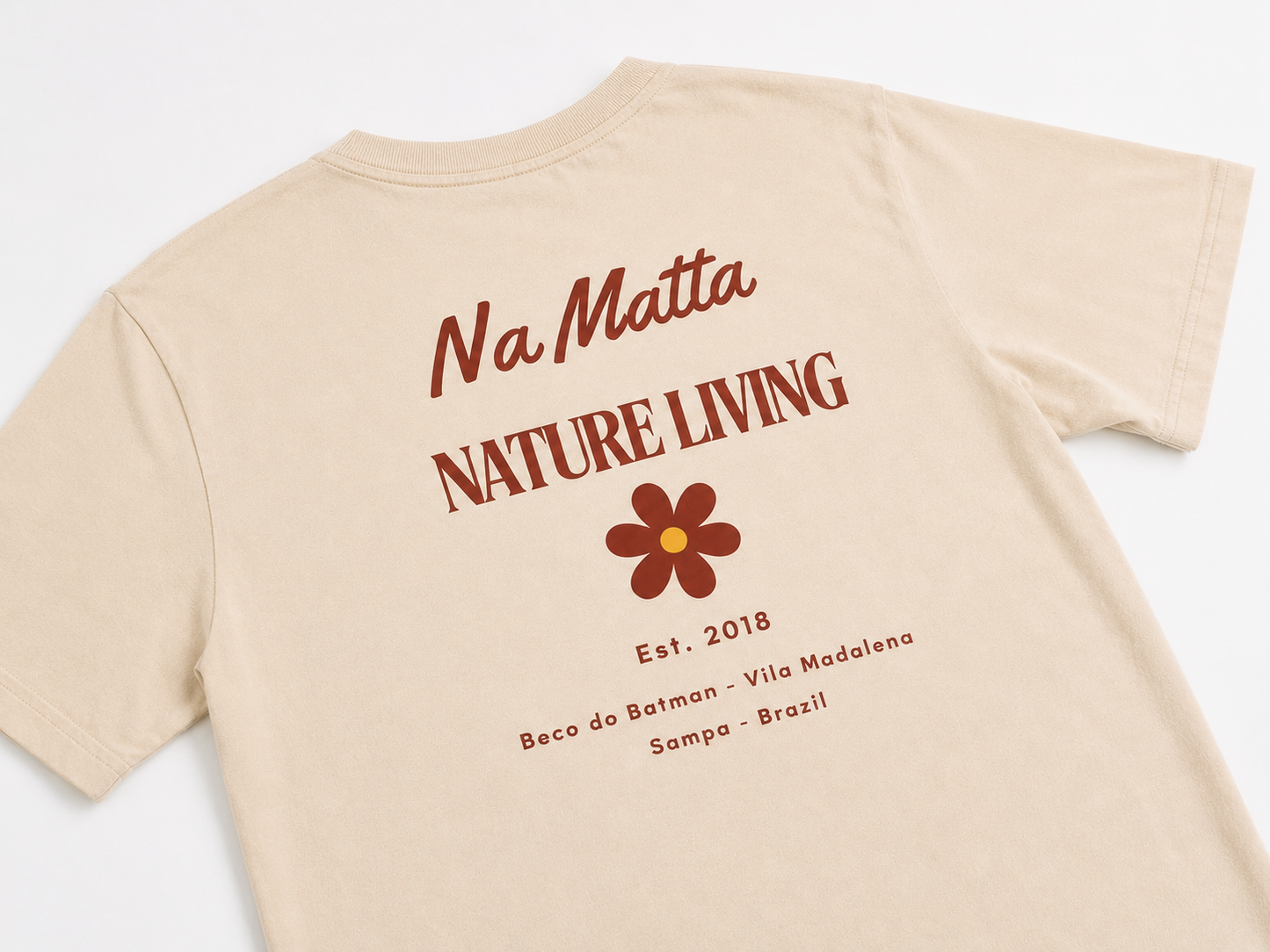 Camiseta Nature Living Areia