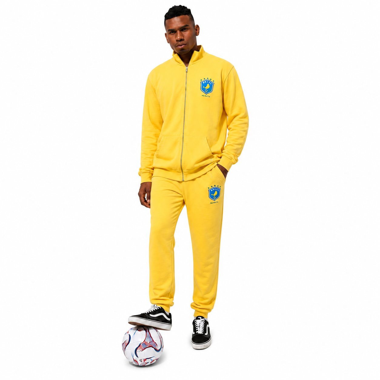 Calça Moletom Canarinho Amarela
