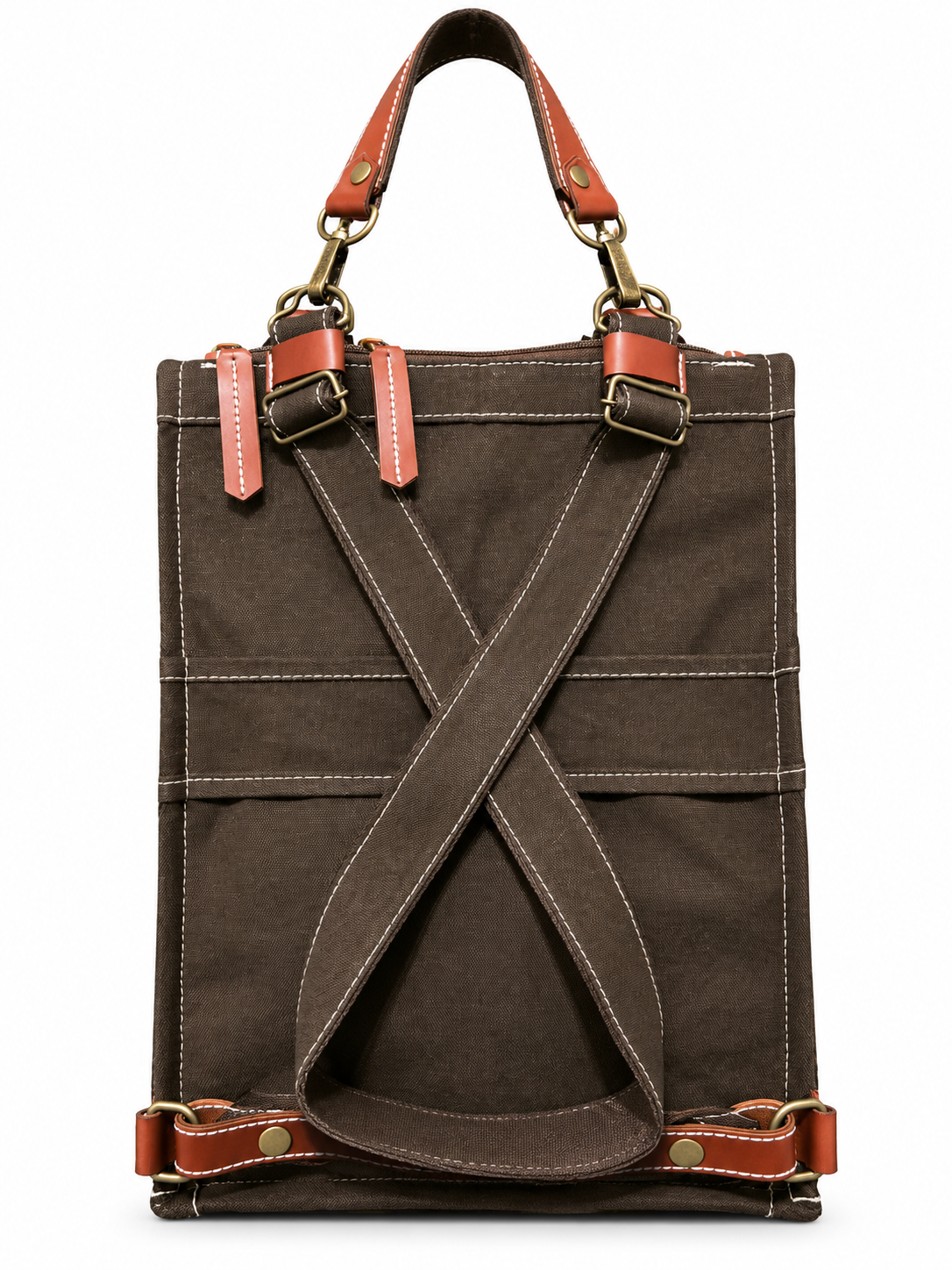 MOCHILA BOX MARROM