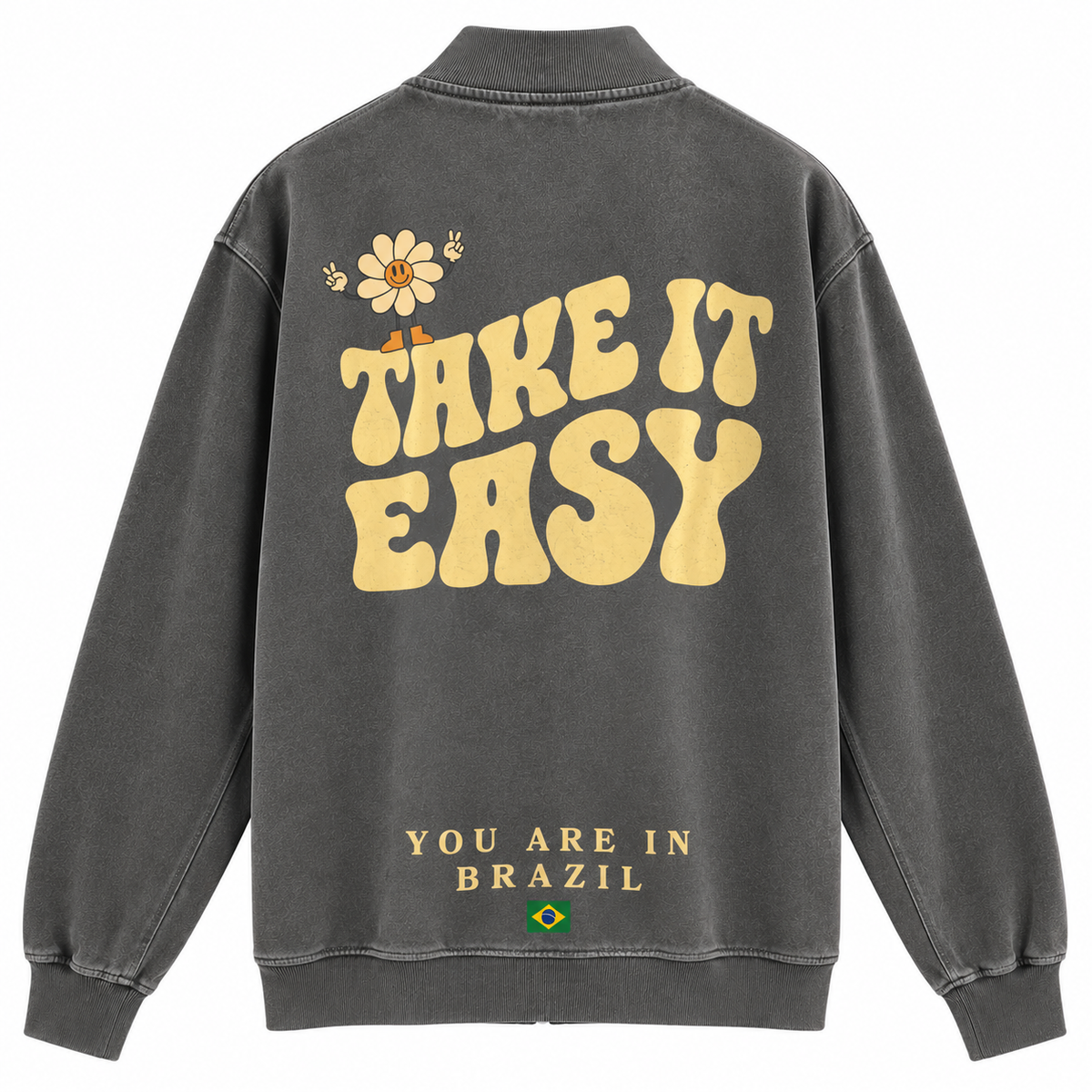 BLUSA MOLETOM TAKE IT EASY