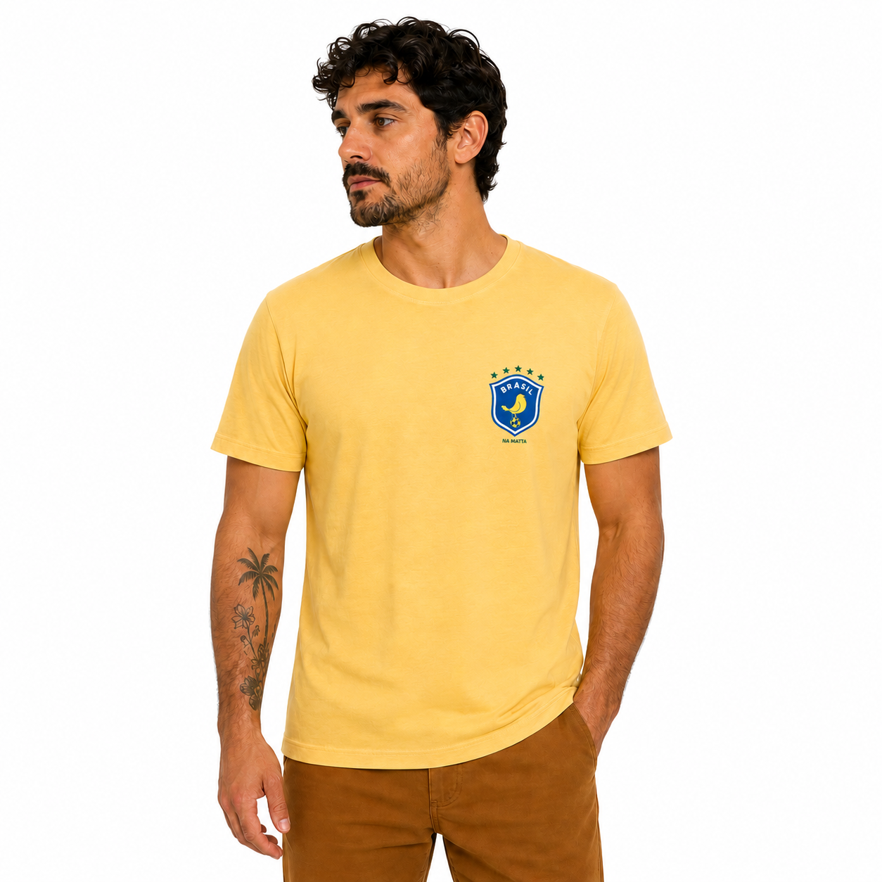 Camiseta Canarinho Amarela